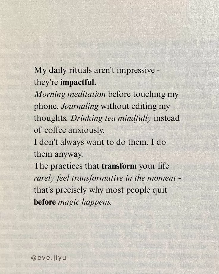 Real story: how I built life changing habits after 30 that actually stuck.