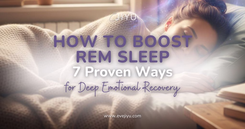How to Boost REM Sleep: 7 Proven Ways for Deep Emotional Recovery